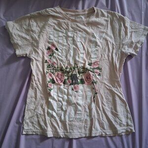 Guns N' Roses Tee Short Sleeve, S, Pink